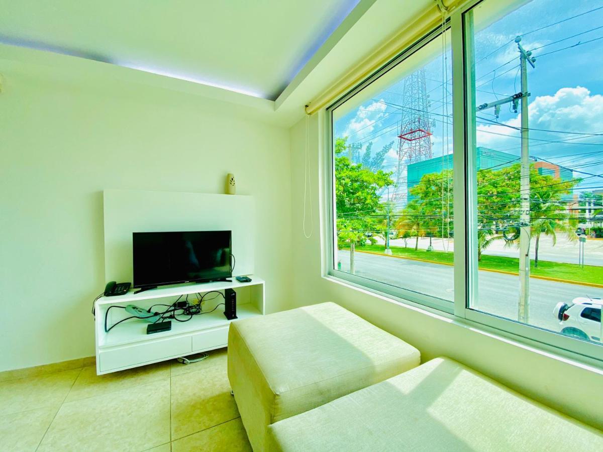 Apartamento Calido Y Moderno En La Entrada De La Zona Hotelera Cancún Eksteriør bilde
